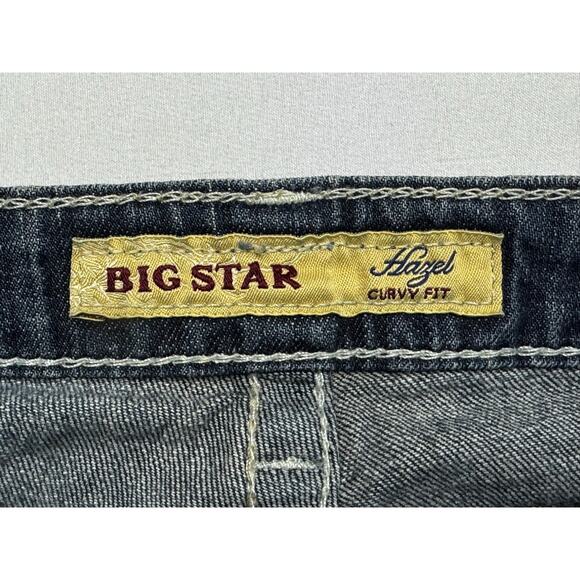 Big Star Women's Hazel Curvy Fit Bootcut Blue Denim Jeans - Size 32R (35x31.5) - Picture 4 of 7